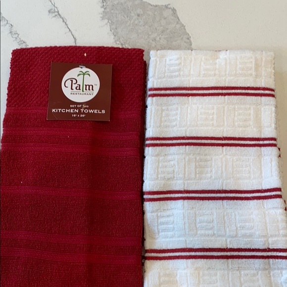 Palm Restaurant Kitchen Towels - Picture 2 of 3